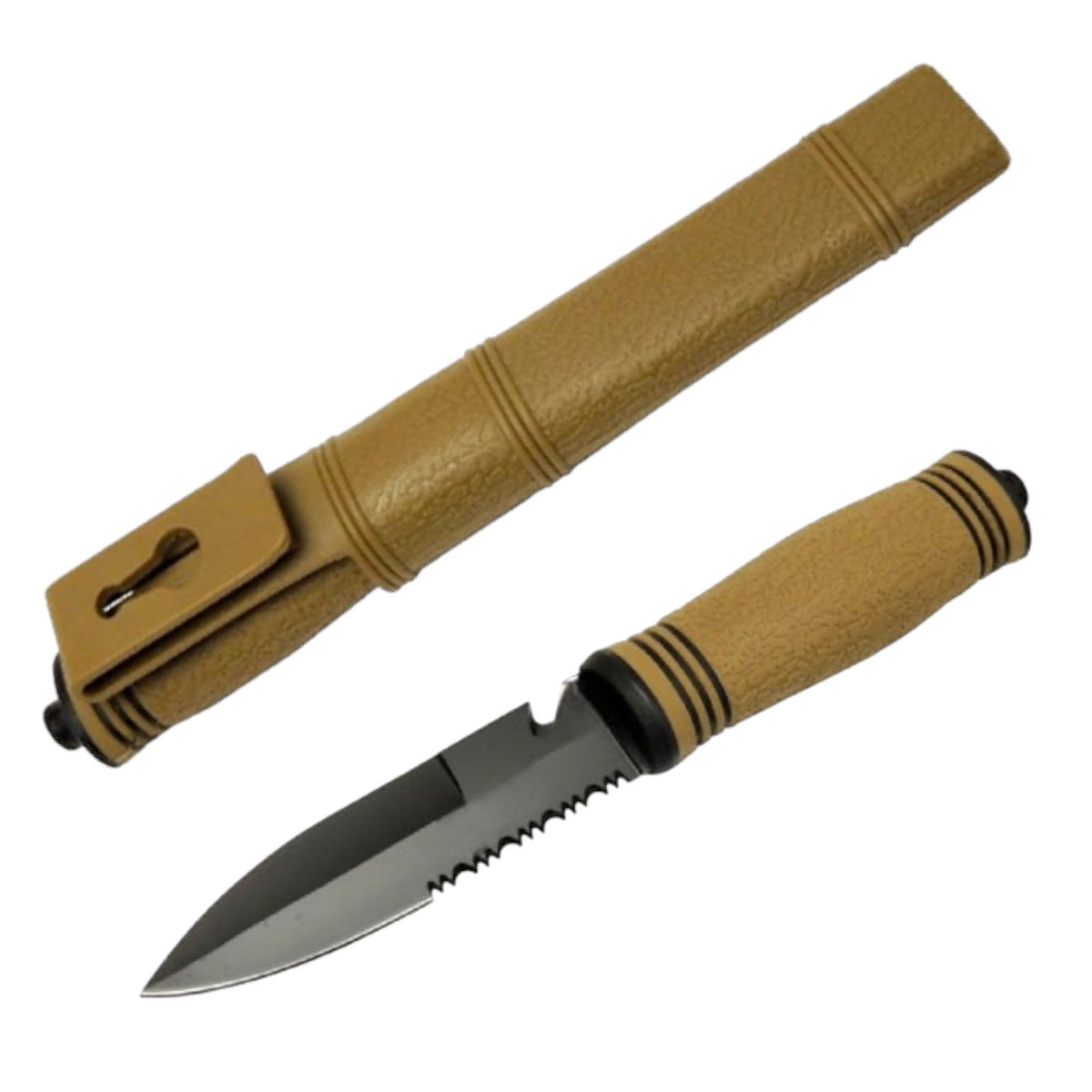Cuchillo con funda de plástico, modelo 100-70-1