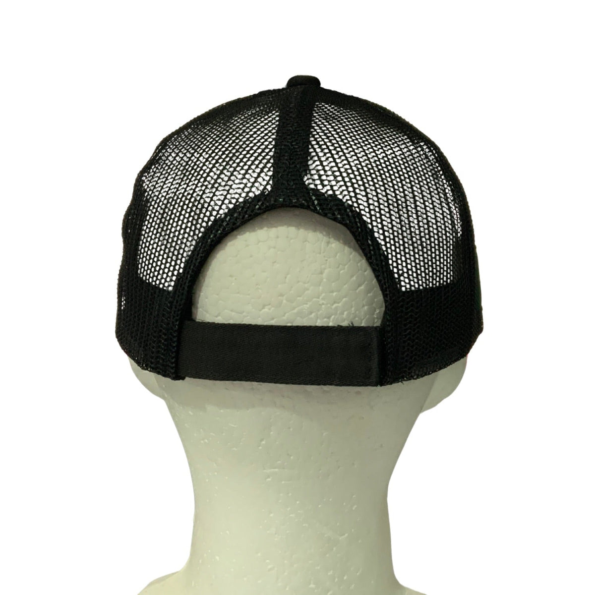 Gorra trucker negra con bordado 3D, malla y ajuste trasero - foto 6