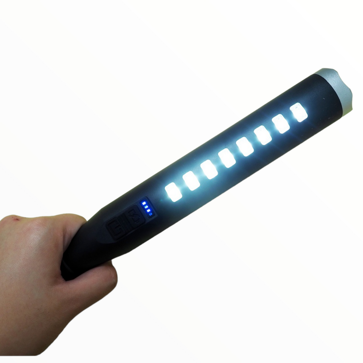 Linterna con forma de bat de béisbol, 9 LED y 4 pasos 808-390-3 - foto 4