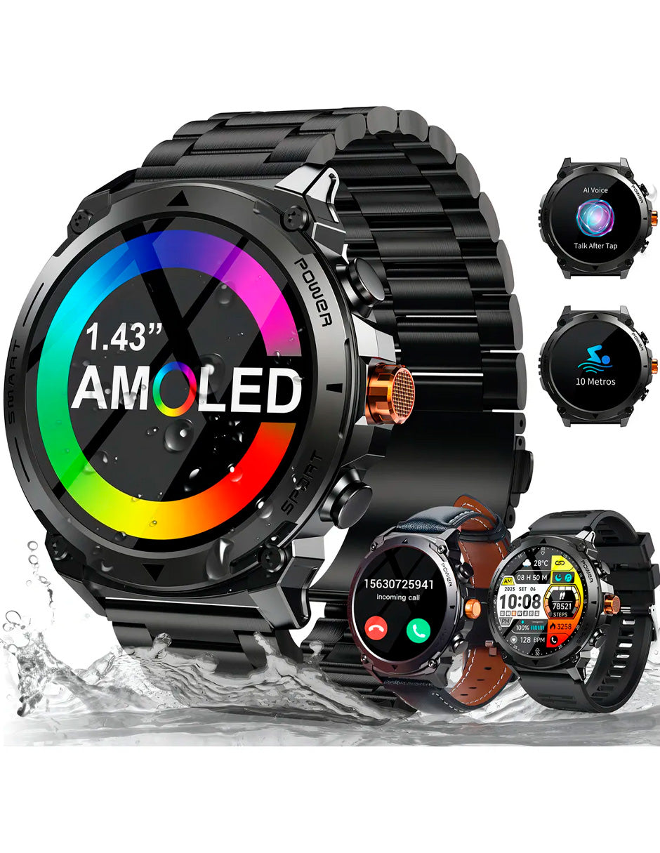 Petukita Box Smartwatch T53 – Tecnología AMOLED, Llamadas Bluetooth y Salud Inteligente