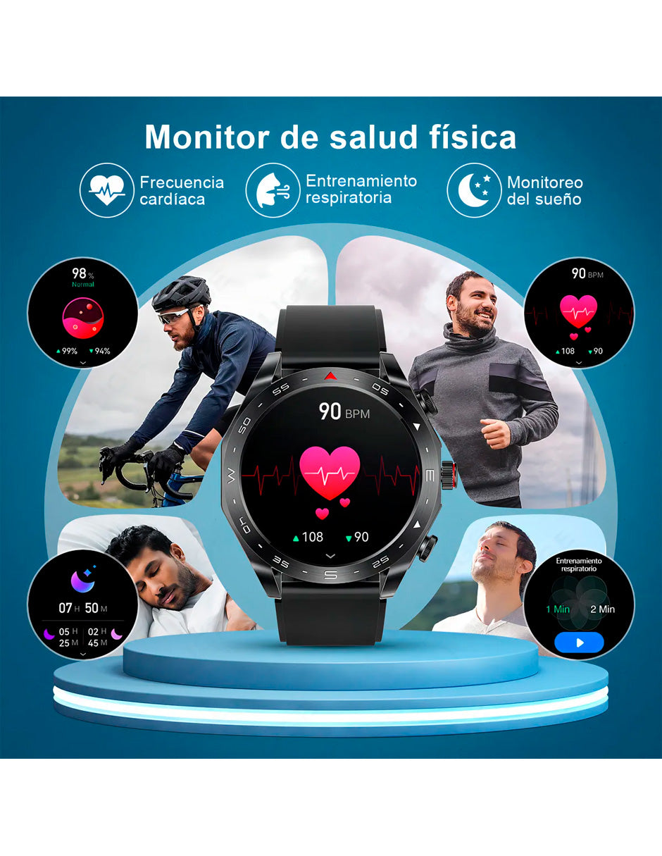 Smartwatch Deportivo Petukita Box BW0721 con Audífonos Integrados