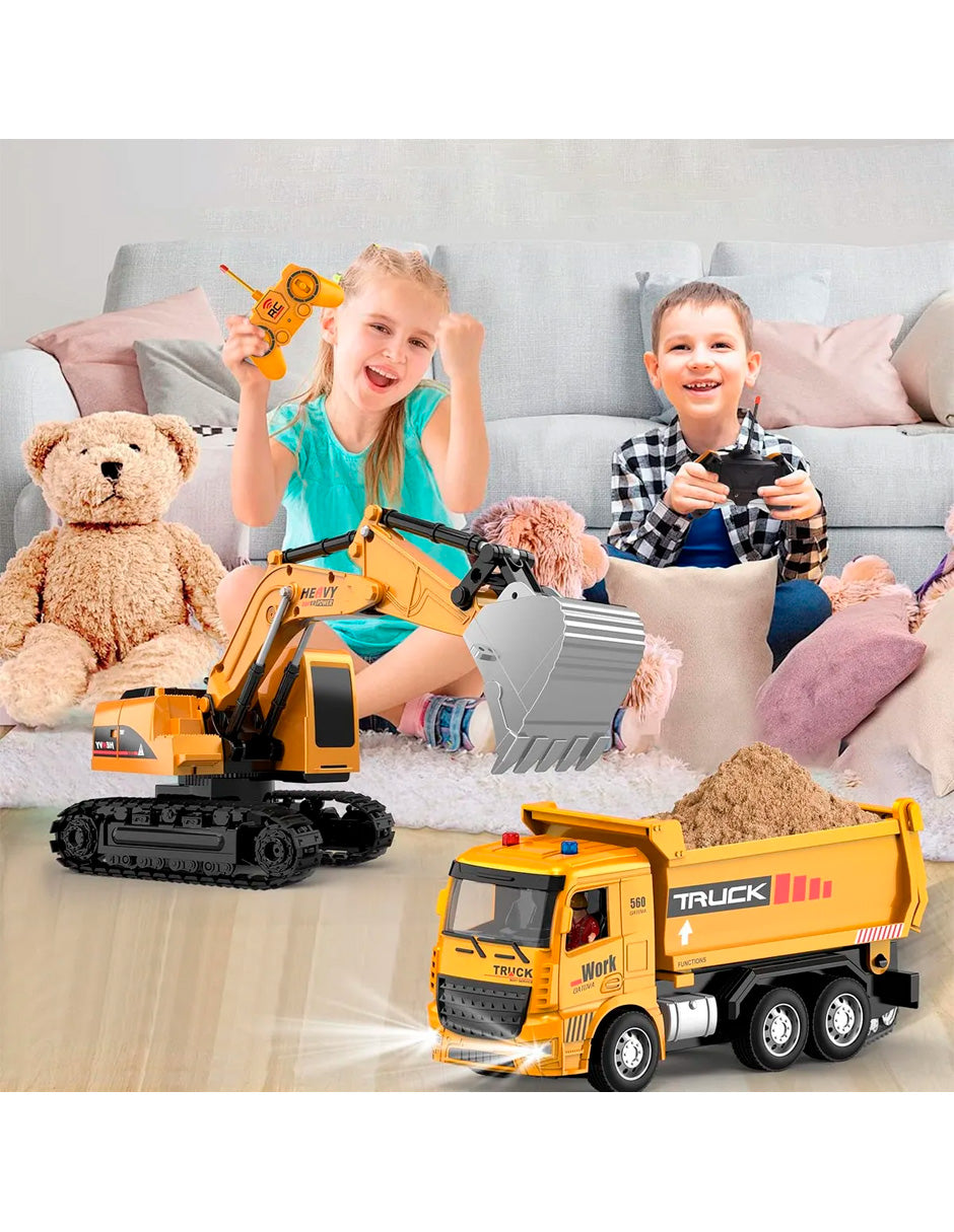 Petukita Box – Excavadora RC 2-en-1 Potente y Divertida a control Remoto