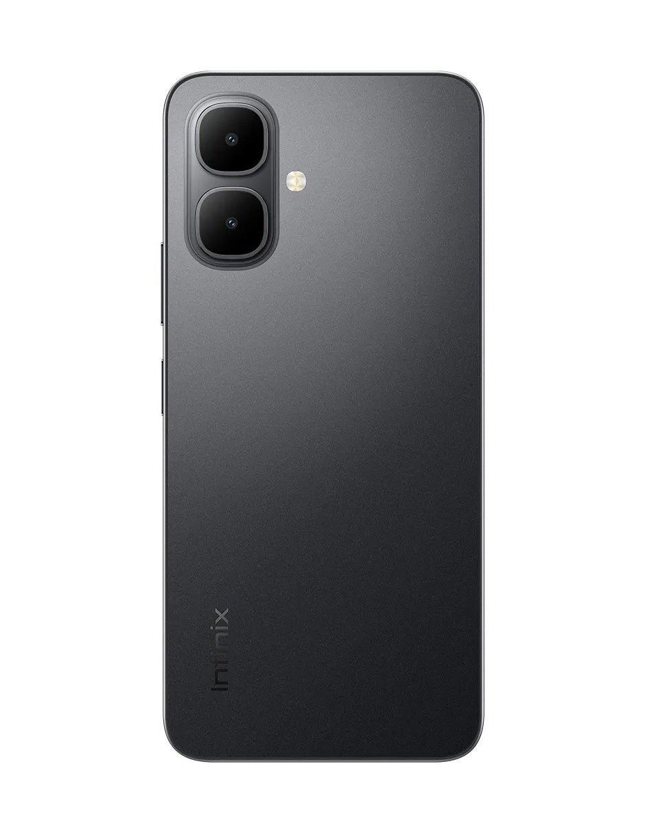 Smartphone Infinix Smart 10 128GB Negro | Pantalla 120Hz, 4GB RAM, Audio Estéreo e IP64
