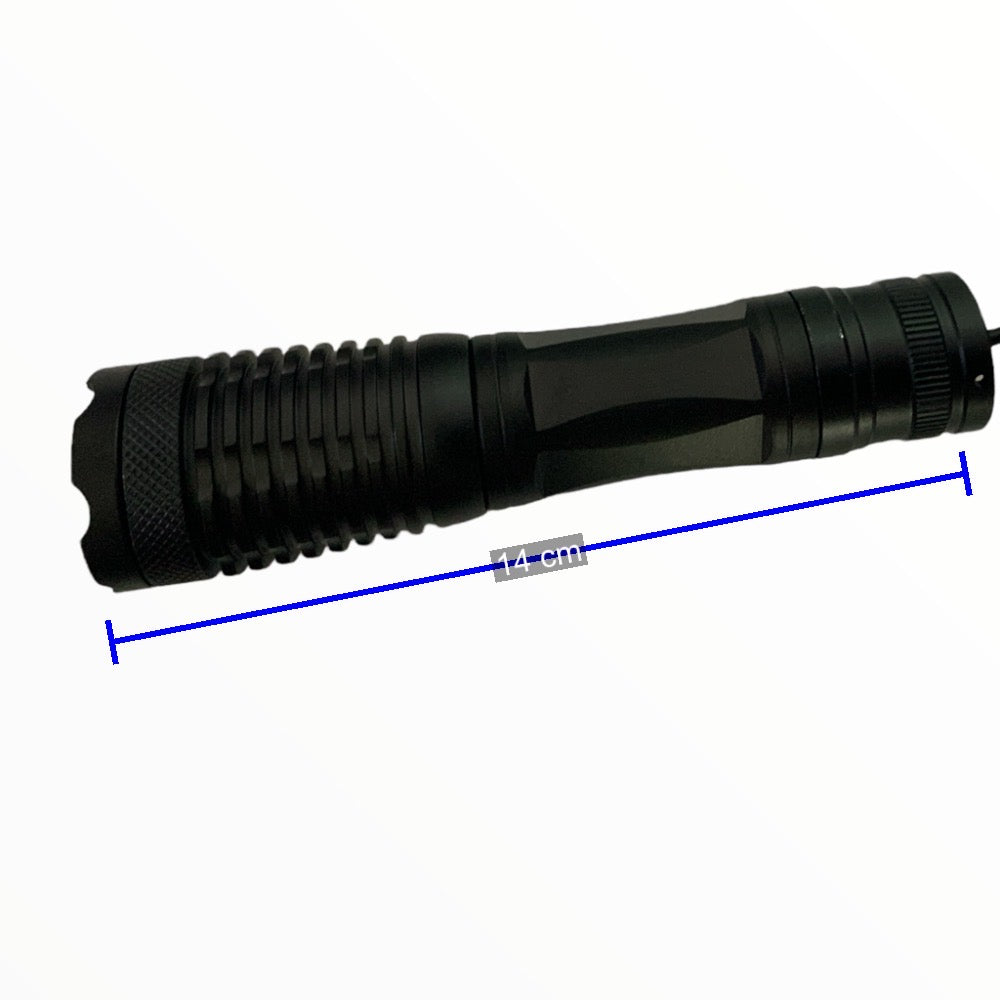Linterna LED T6 estilo cola de rata con zoom A-50 - foto 4