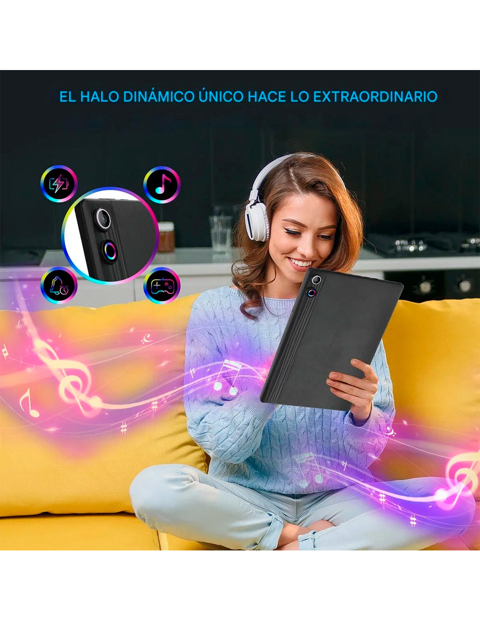 Tablet A10WH con Pantalla de 10.1' 10 gb+64 gb con Android 14 Negro