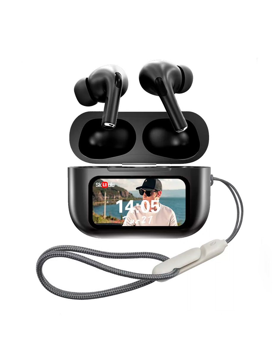 Audífonos Petukita Box A9 pro con Pantalla inteligente LED