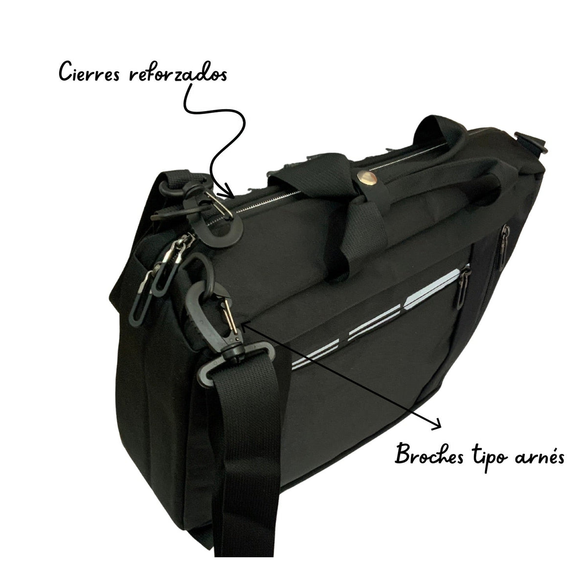 Mochila convertible en maletín con laptop y broches de arnés, 11 L BB1714 - foto 6