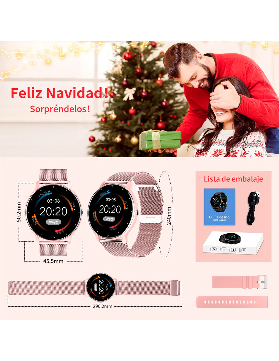 Reloj Inteligente Sports Correa BW223 MET ROSA