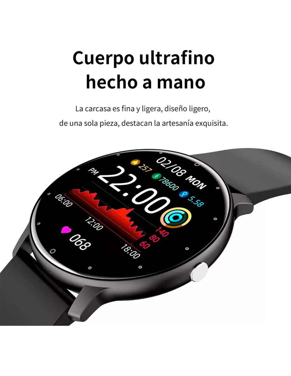 Reloj Inteligente Sports Correa BW223 MET NEGRO