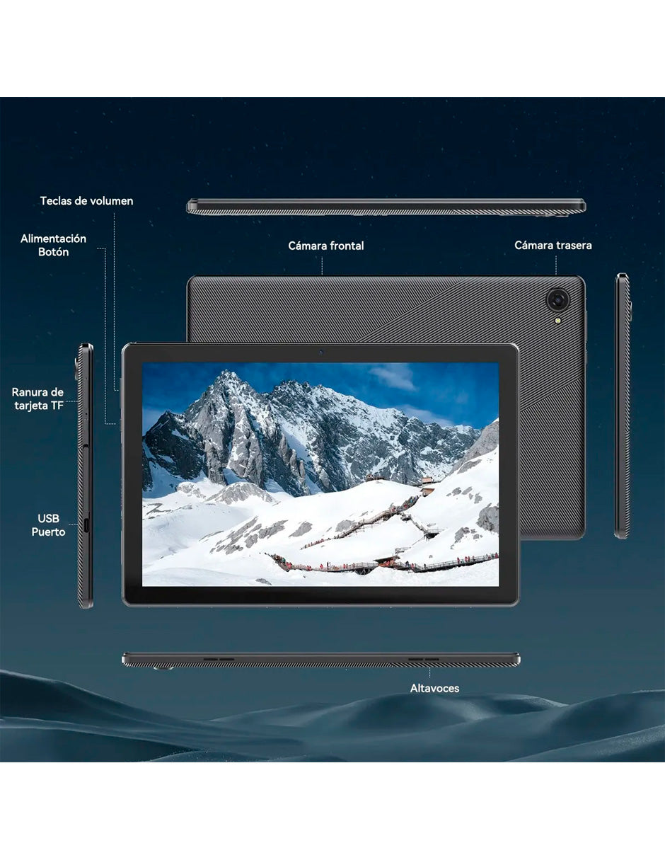 Tablet C11 con Pantalla de 10.1 con 8Gb + 64 Gb Wifi Y Bluetooth PLATA