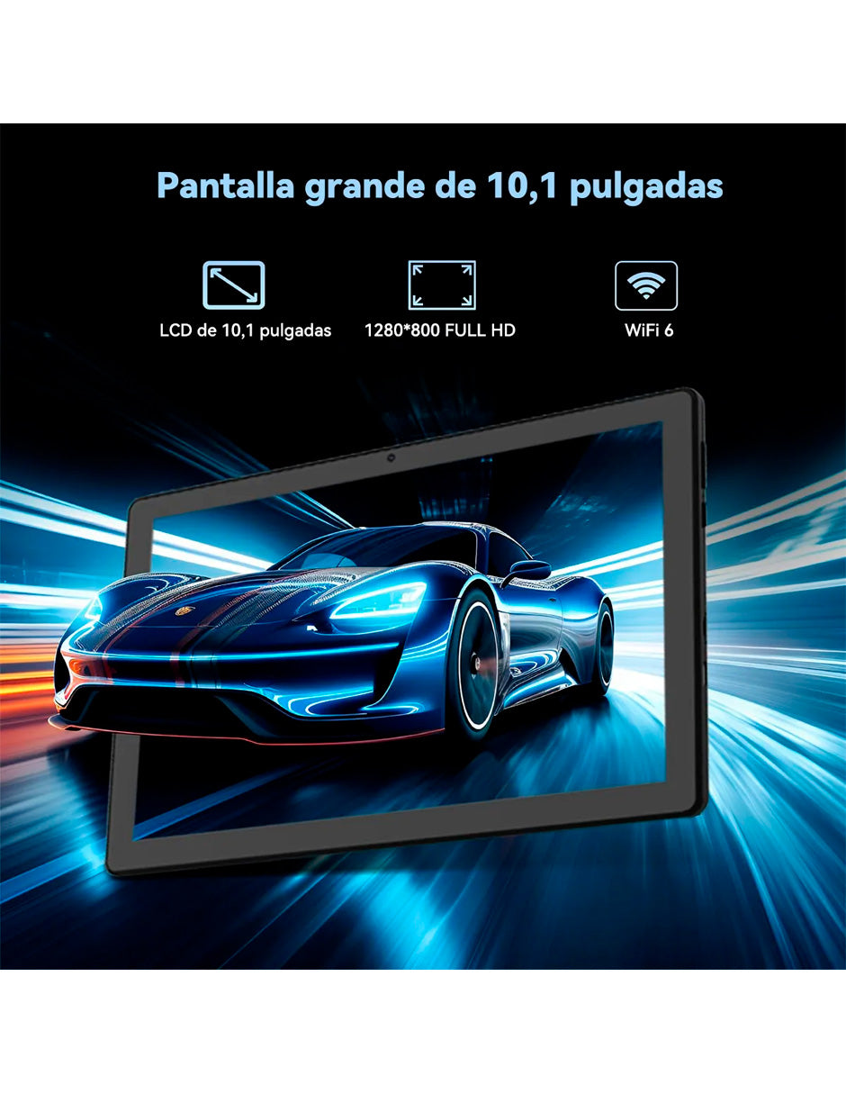 Tablet C11 con Pantalla de 10.1 con 8Gb + 64 Gb Wifi Y Bluetooth PLATA