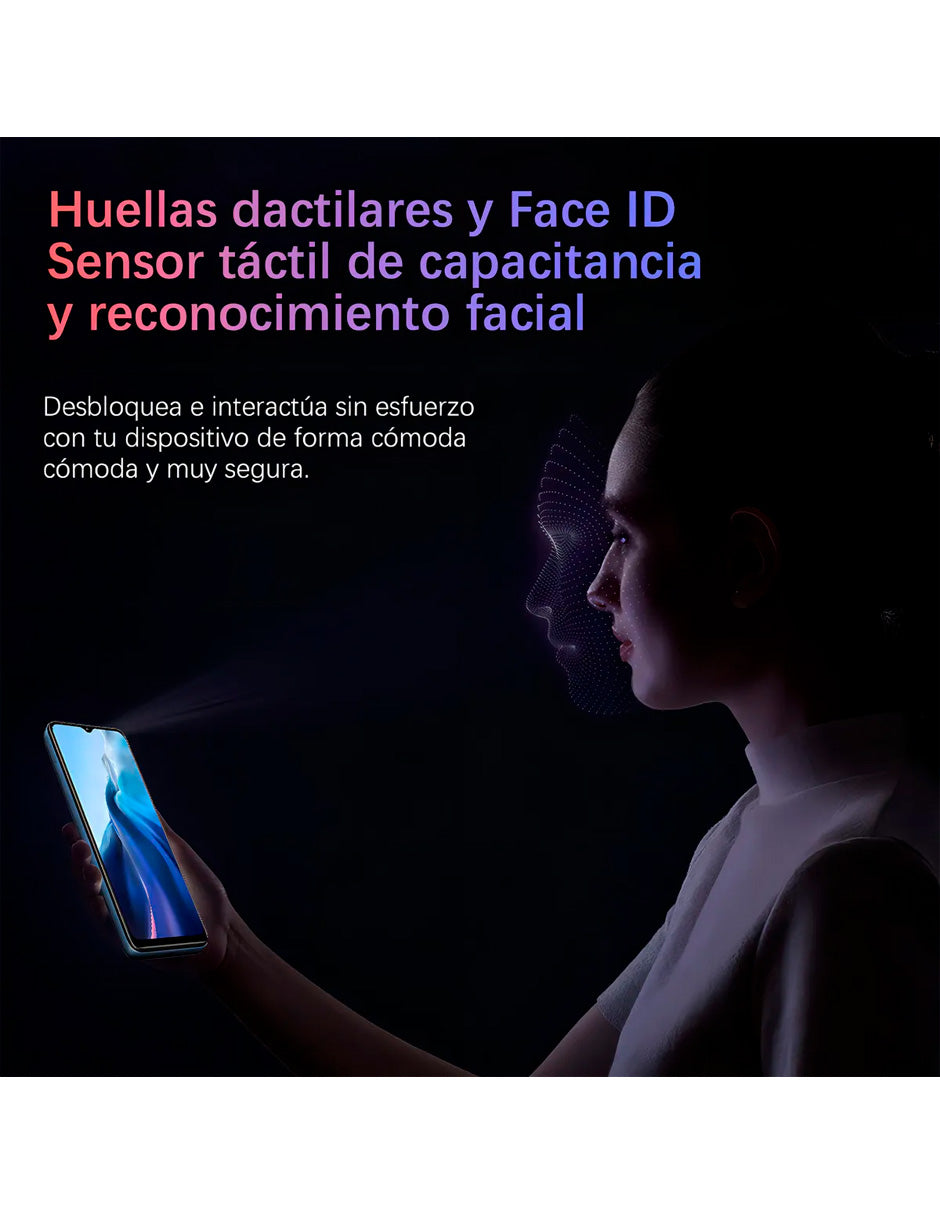 SmartPhone C36 con 12 gb Ram 128 gb Rom 5150 Mah con Android 14 AZUL