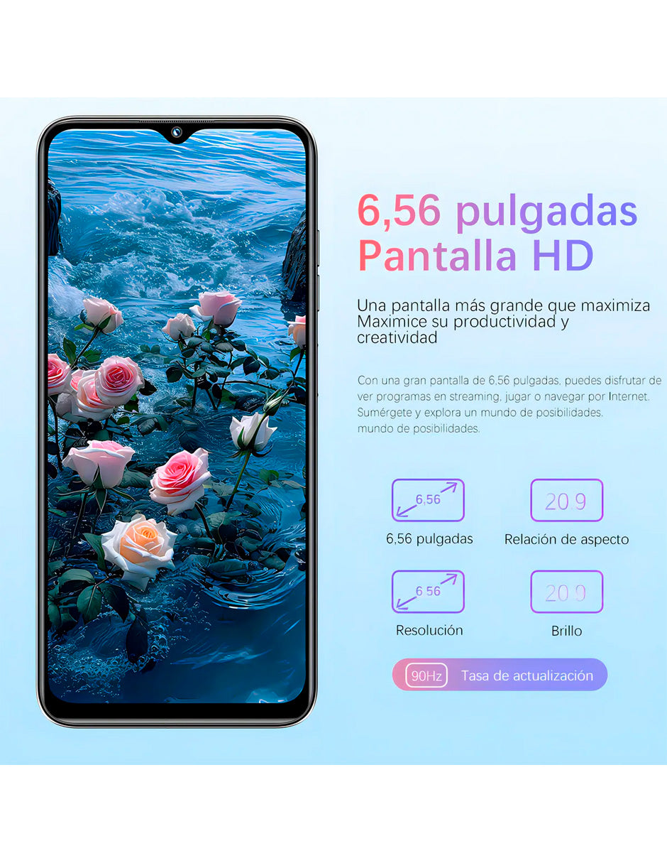 SmartPhone C36 con 12 gb Ram 128 gb Rom 5150 Mah con Android 14 VERDE