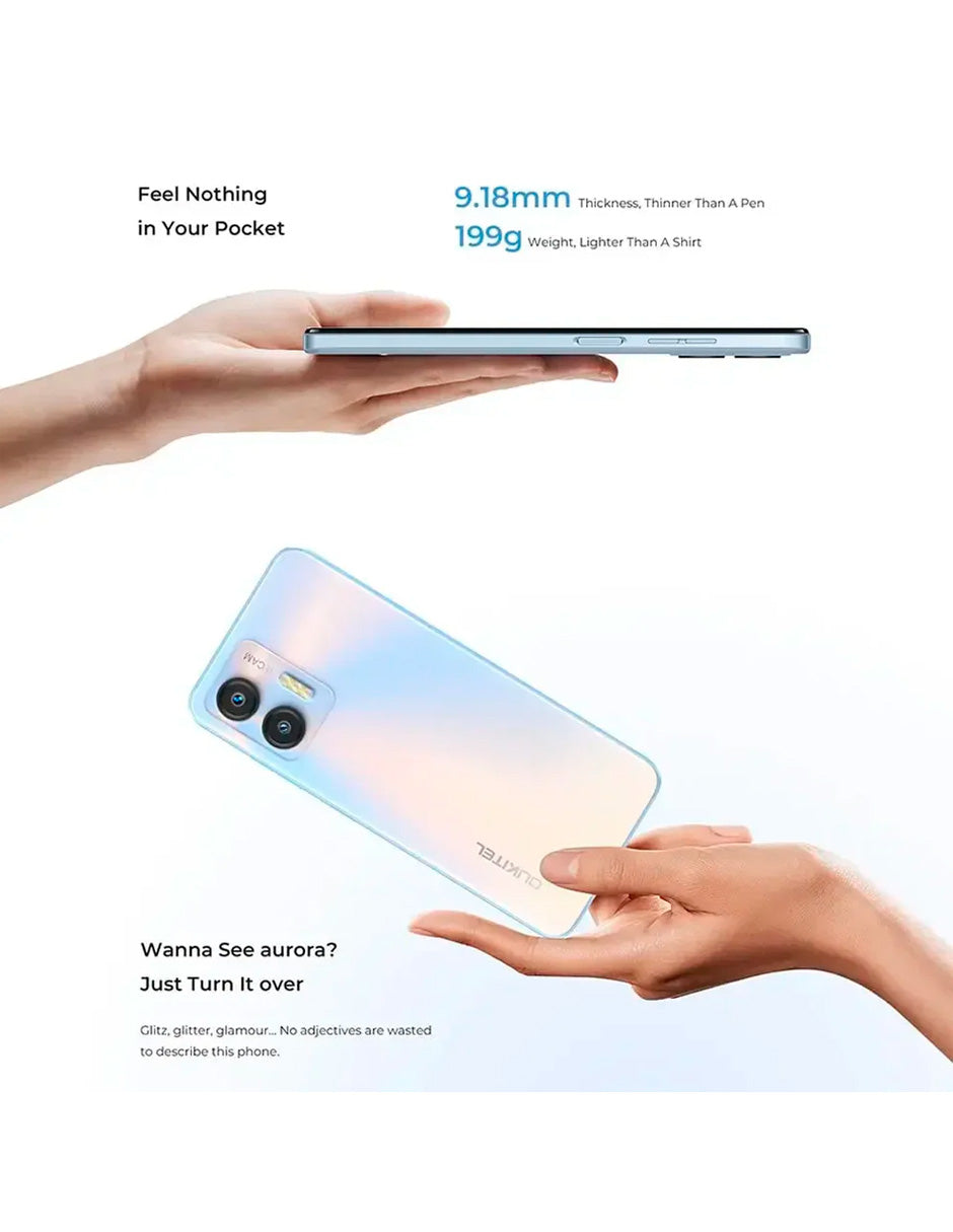 SmartPhone C36 con 12 gb Ram 128 gb Rom 5150 Mah con Android 14 AZUL