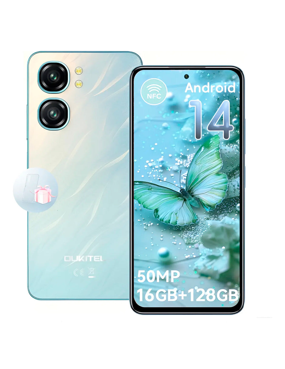 SmartPhone C58 Dual Sim con 16(4+12)+128 Gb Expansión 1tb (con MicroSD) VERDE
