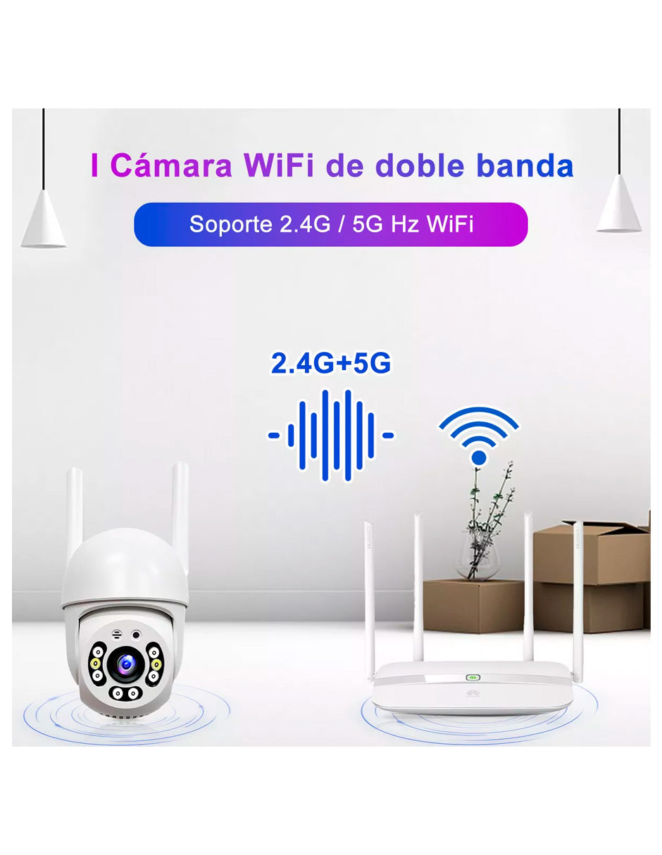 2pcs Cámara De Seguridad Petukita Box S42 Exterior Wifi con Visión Nocturna
