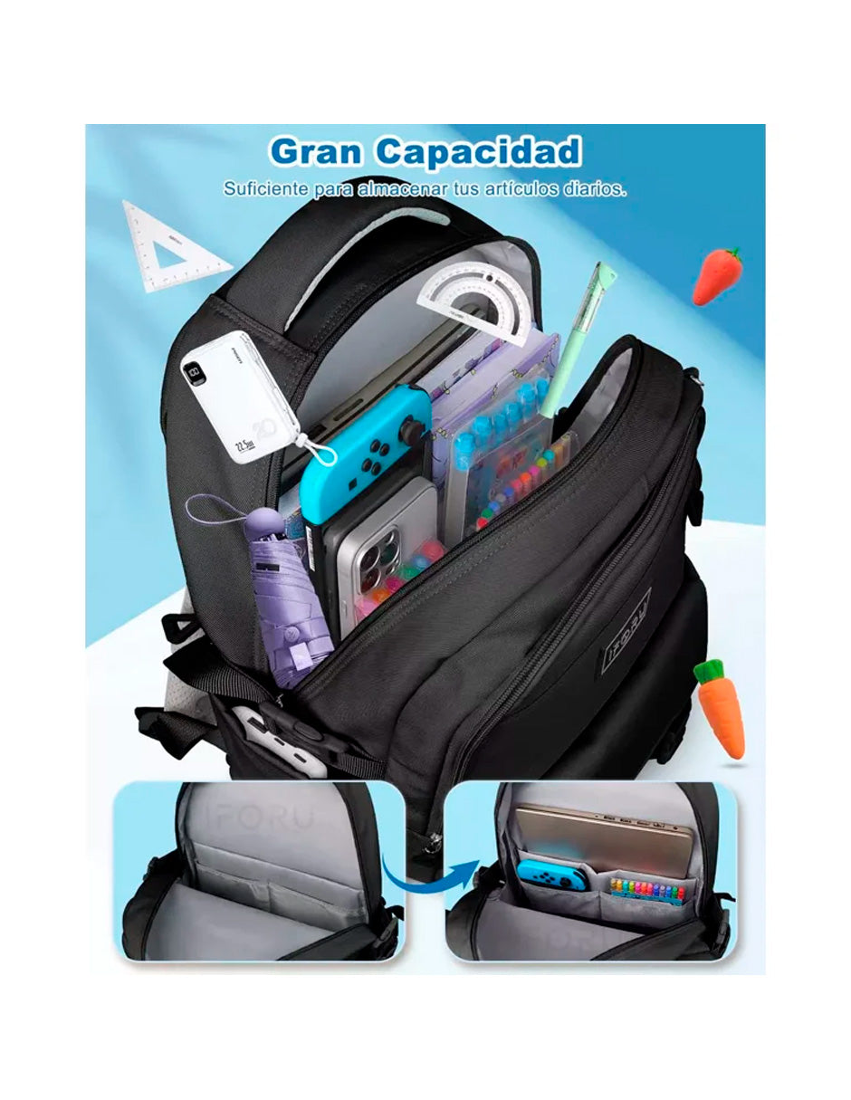 Combo Petukita Box Proyector SK500 con Bocina Portátil y Mochila de Viaje