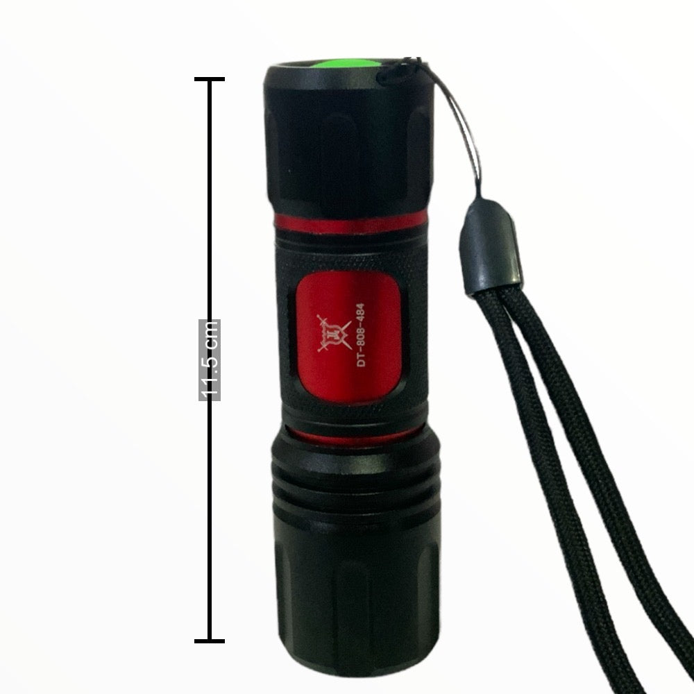 Linterna led T9 con 4 pasos de luz, modelo DT484 - foto 2