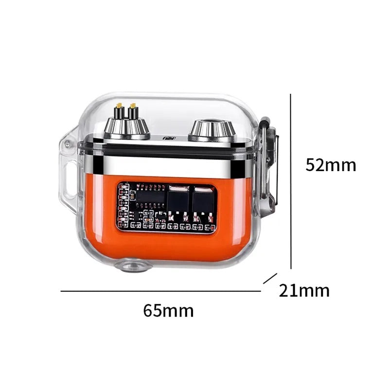 Encendedor eléctrico a prueba de viento con linterna de 3 pasos, USB - foto 10