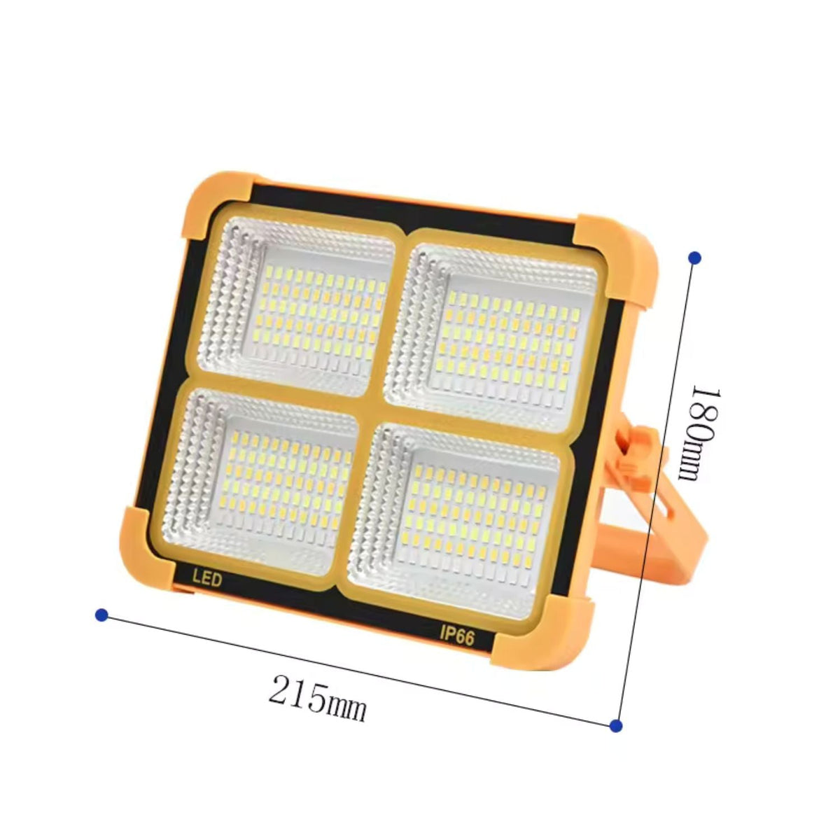 Reflector solar LED portátil de 4 paneles con power bank y luz de emergencia - foto 4