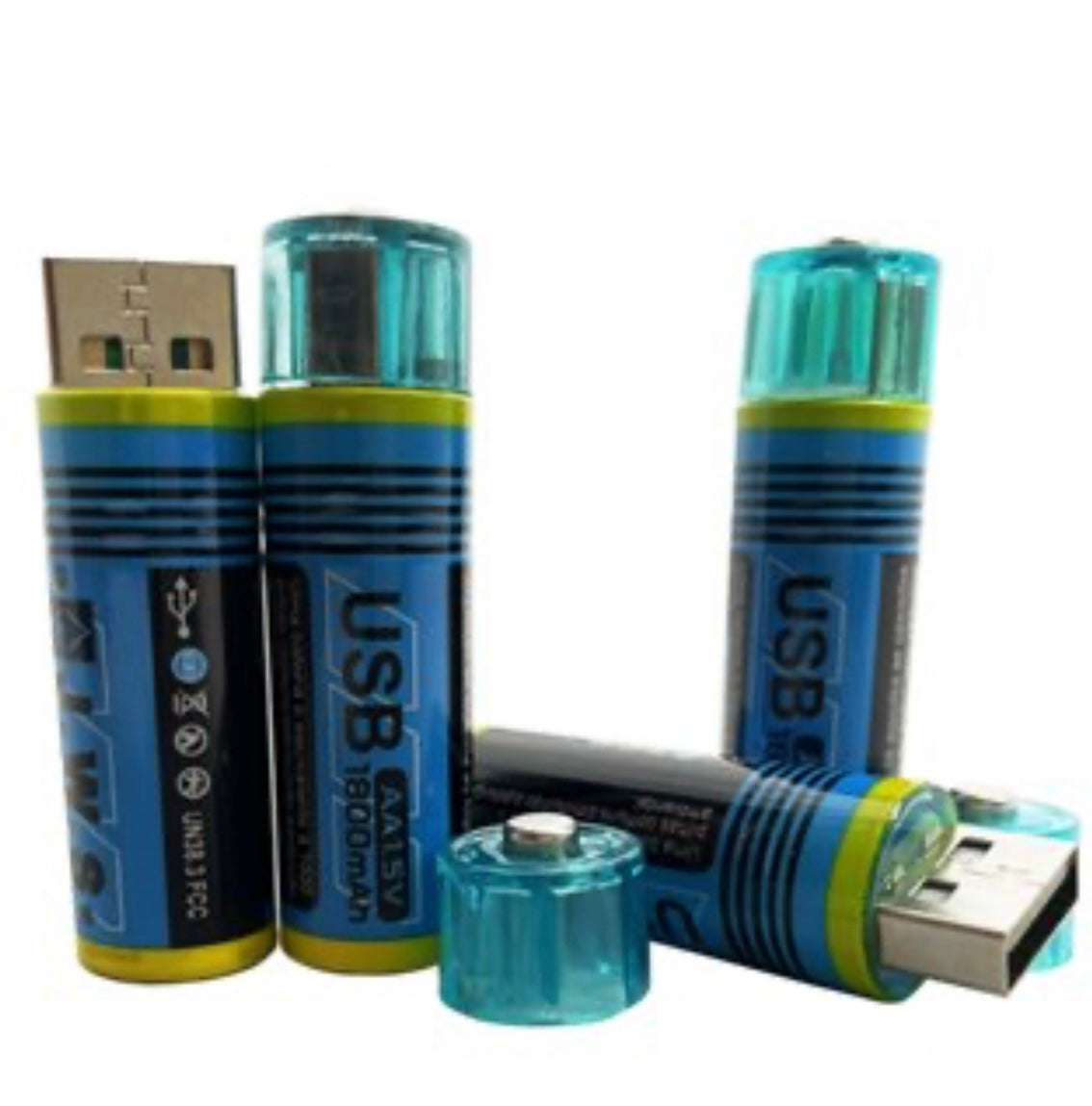 Batería de litio recargable por USB, modelo DTAA
