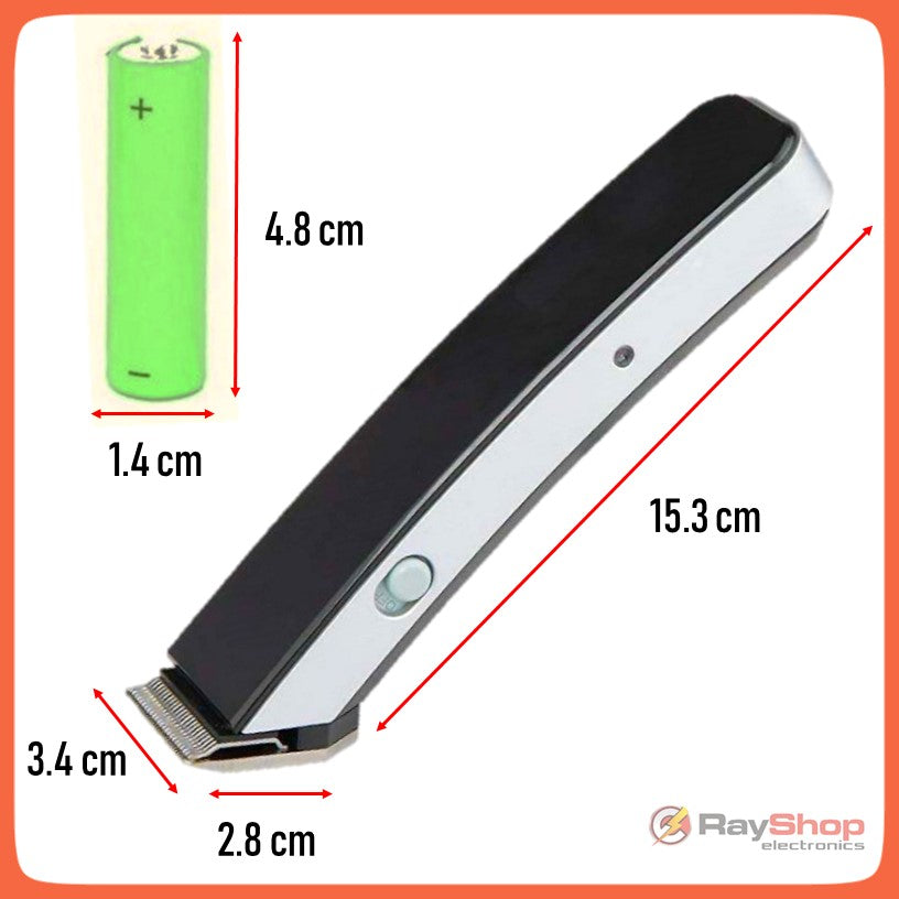 Recortadora eléctrica recargable para barba y cabello con 3 peines - foto 6