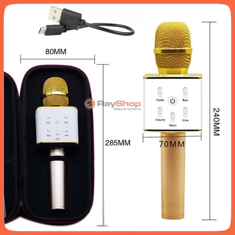 Micrófono inalámbrico de karaoke con bocina Bluetooth y carga USB (D21) - foto 6