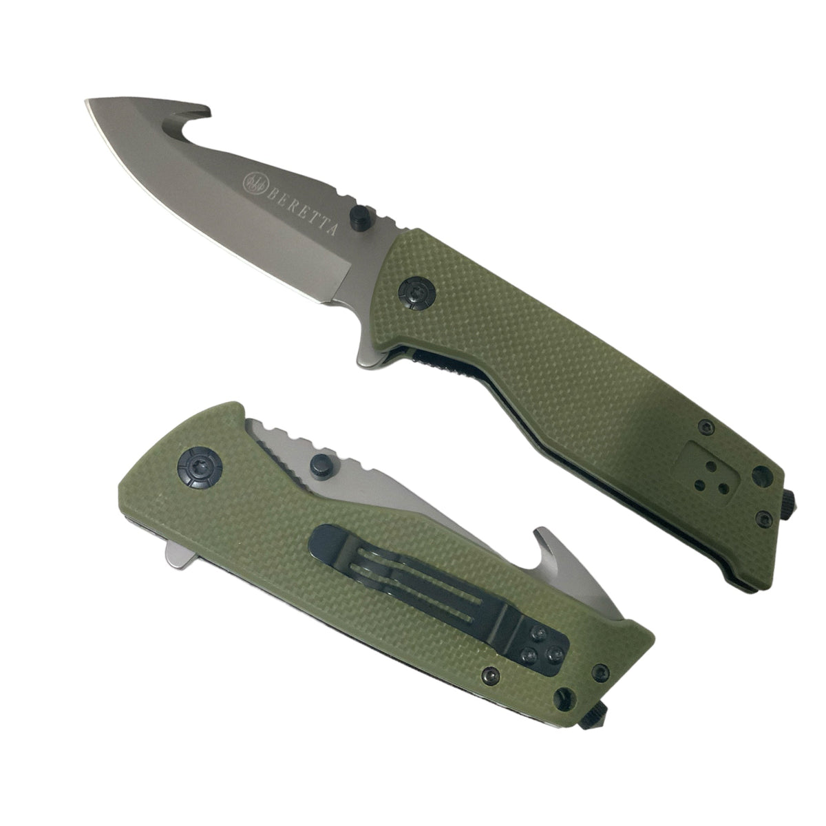 Navaja manual Beretta con cortador de soga y rompevidrios, modelo F0189 - foto 2