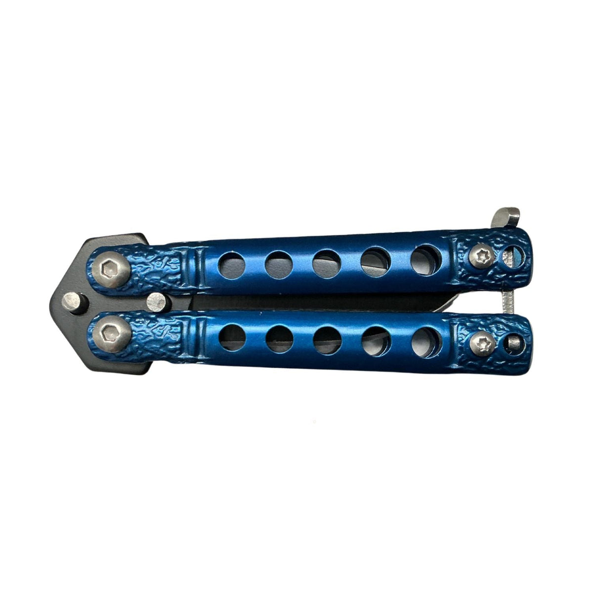 Mini navaja mariposa de 12.5 cm en varios colores F8048 - foto 4