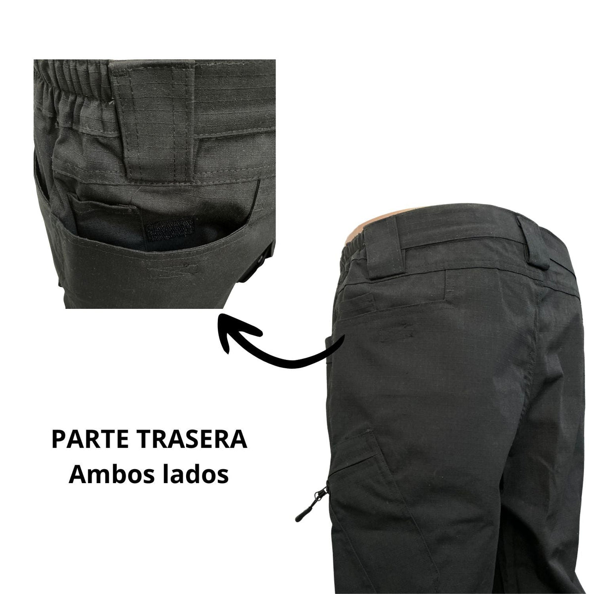 Pantalón táctico ripstop con múltiples bolsillos y refuerzo en rodillas GJKZ-1 - foto 8