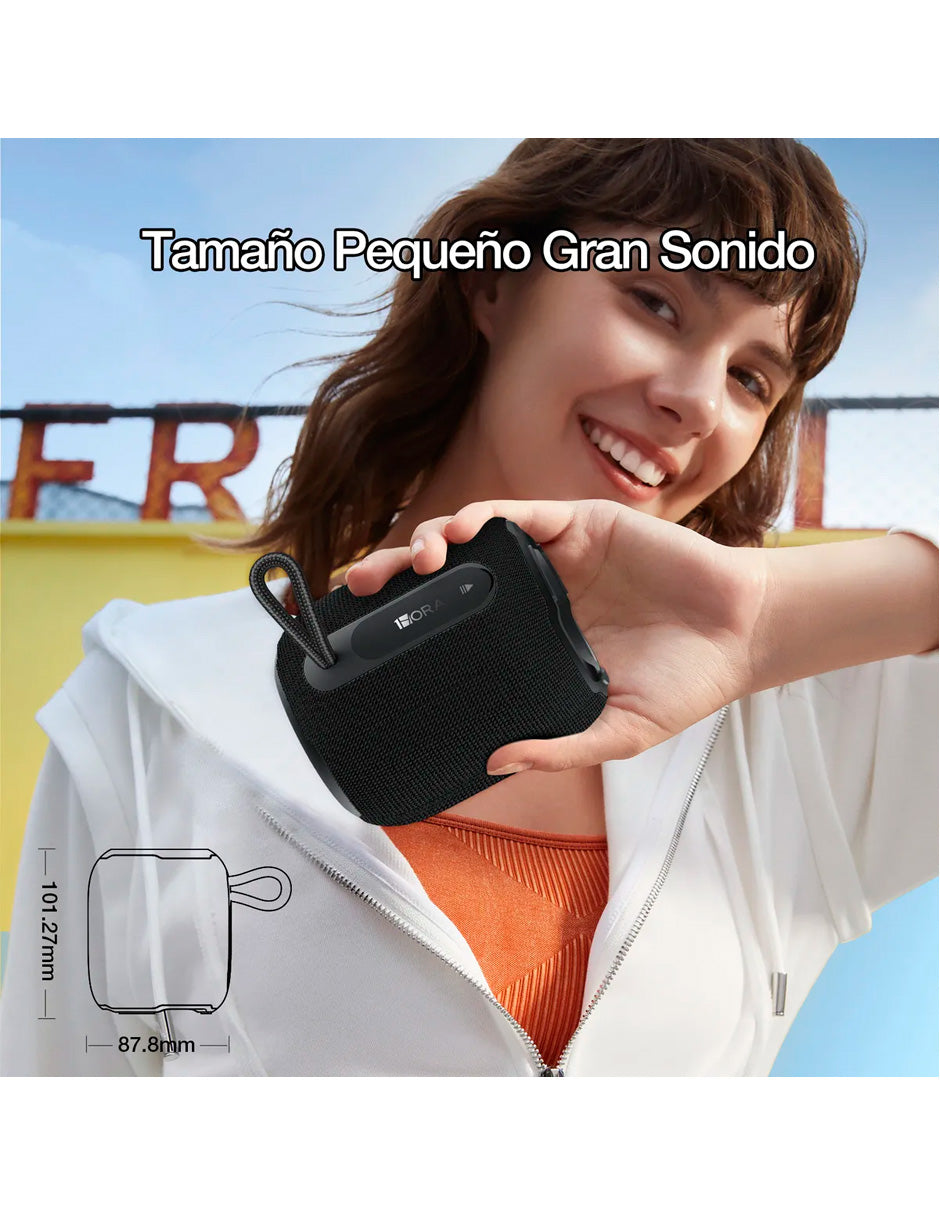 Bocina Mini Inalámbrica Portátil Altavoces con Aux Micro Sd