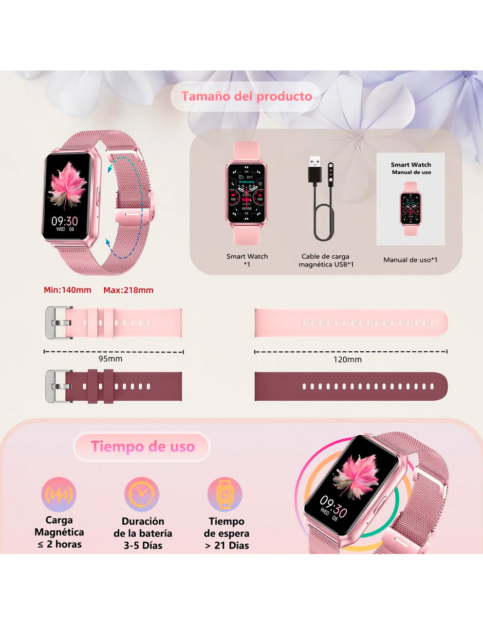 Reloj Inteligente H37 con Bluetooth Llamadas Aleación de Zinc