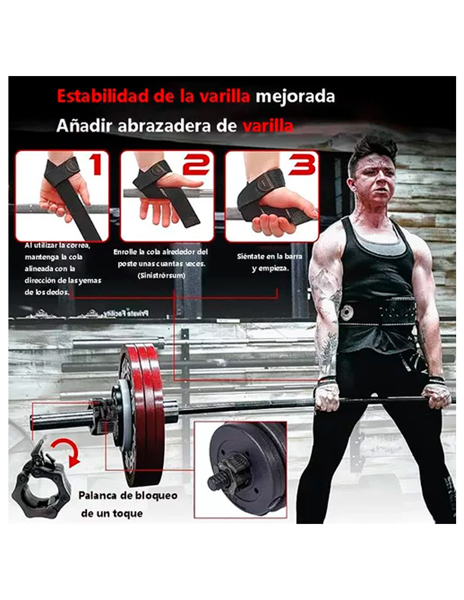 Equipo Protección Petukita Box Set Gym Barra Pesas