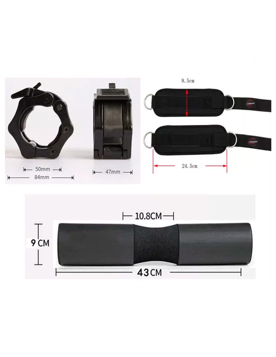 Equipo Protección Petukita Box Set Gym Barra Pesas