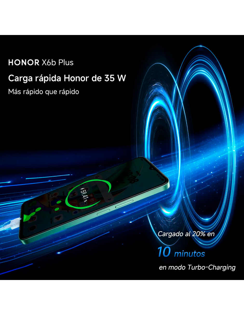 Celular Honor X6b Plus Petukita Box 256 Gb / 8gb Ram Morado Estelar