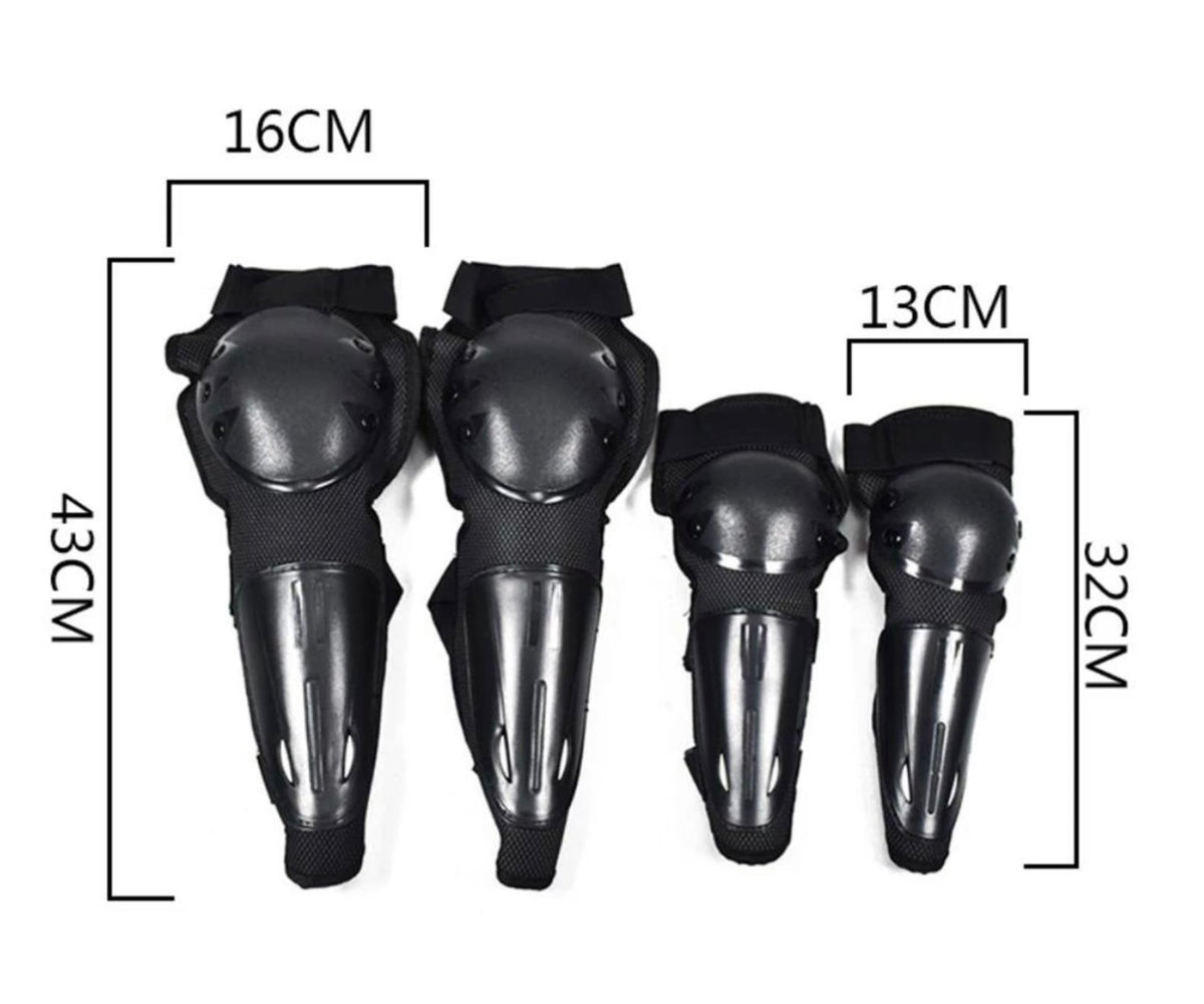 Juego de rodilleras y coderas para motociclista HX307 - foto 2