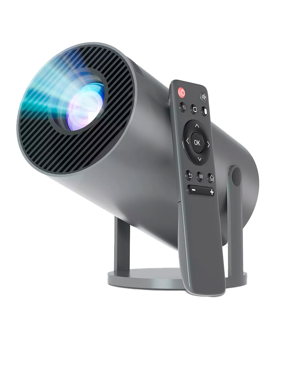 Proyector Cañon Petukita Box Hd con Android/Wifi Led Gris