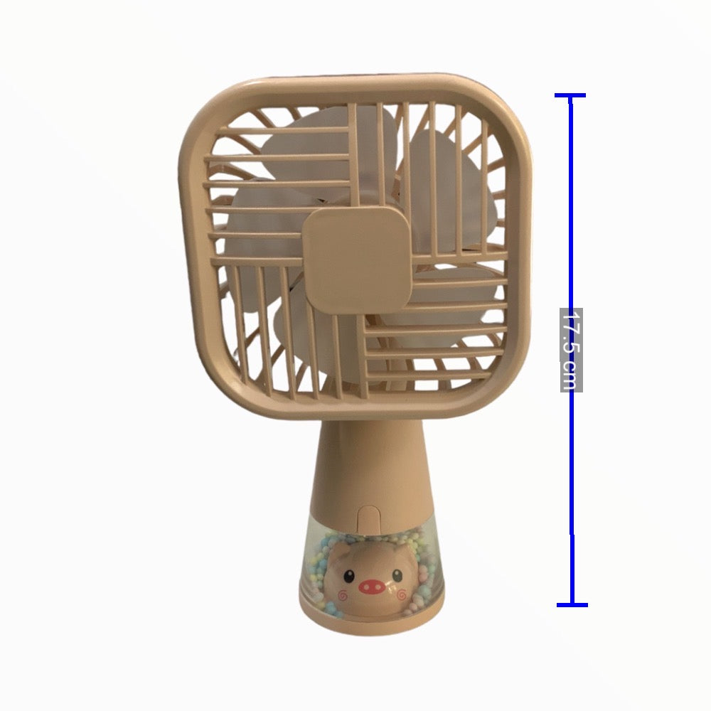 Ventilador portátil con luz y tres velocidades FS-005 - foto 2