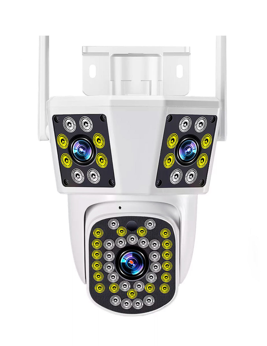 Cámara De Vigilancia Petukita Box IPC360 para Exterior/Wifi con tres Cámaras