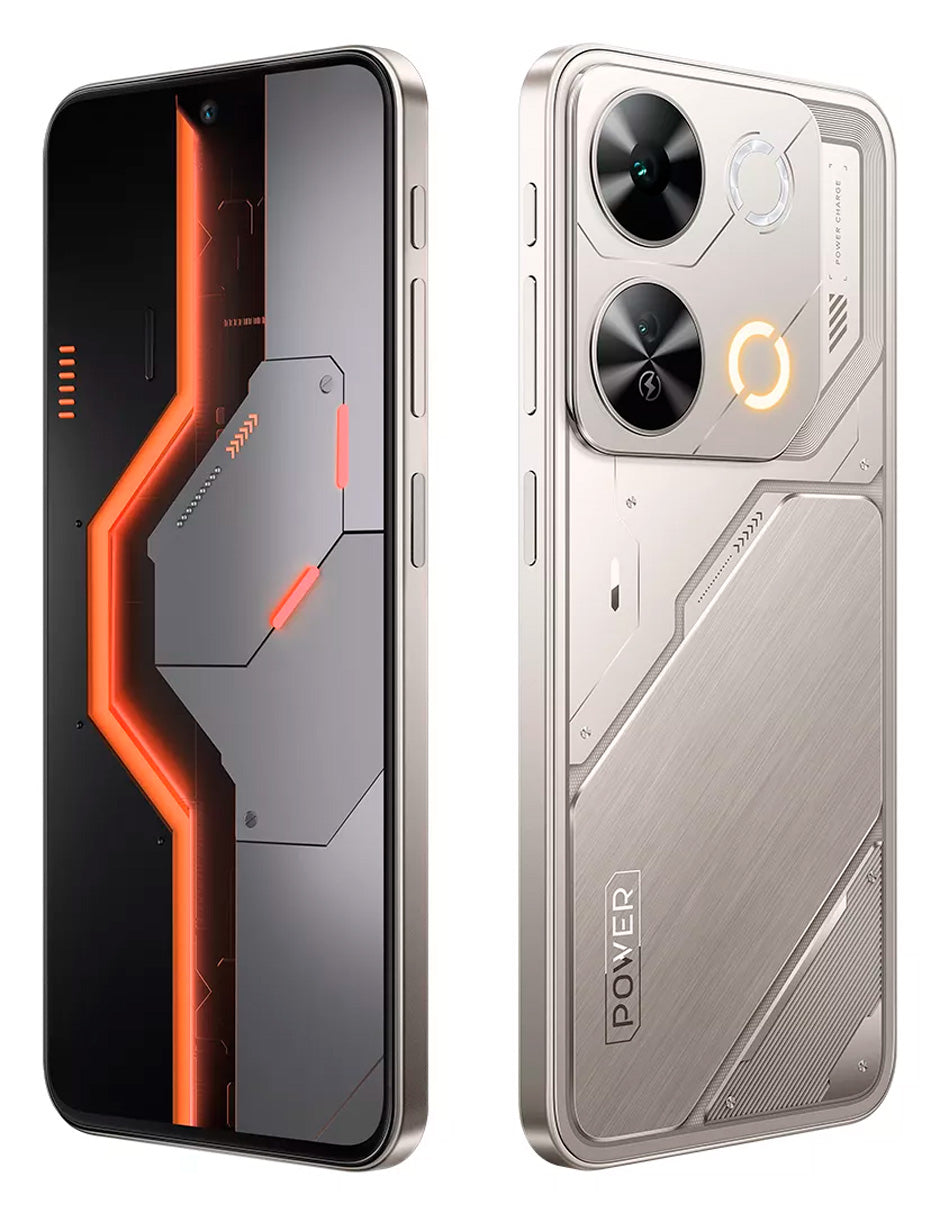 SmartPhone Itel P65 Dual Sim 256 gb Rom / 12gb Ram Cámara 50 mp+8 mp Batería De 5000 mah Plata