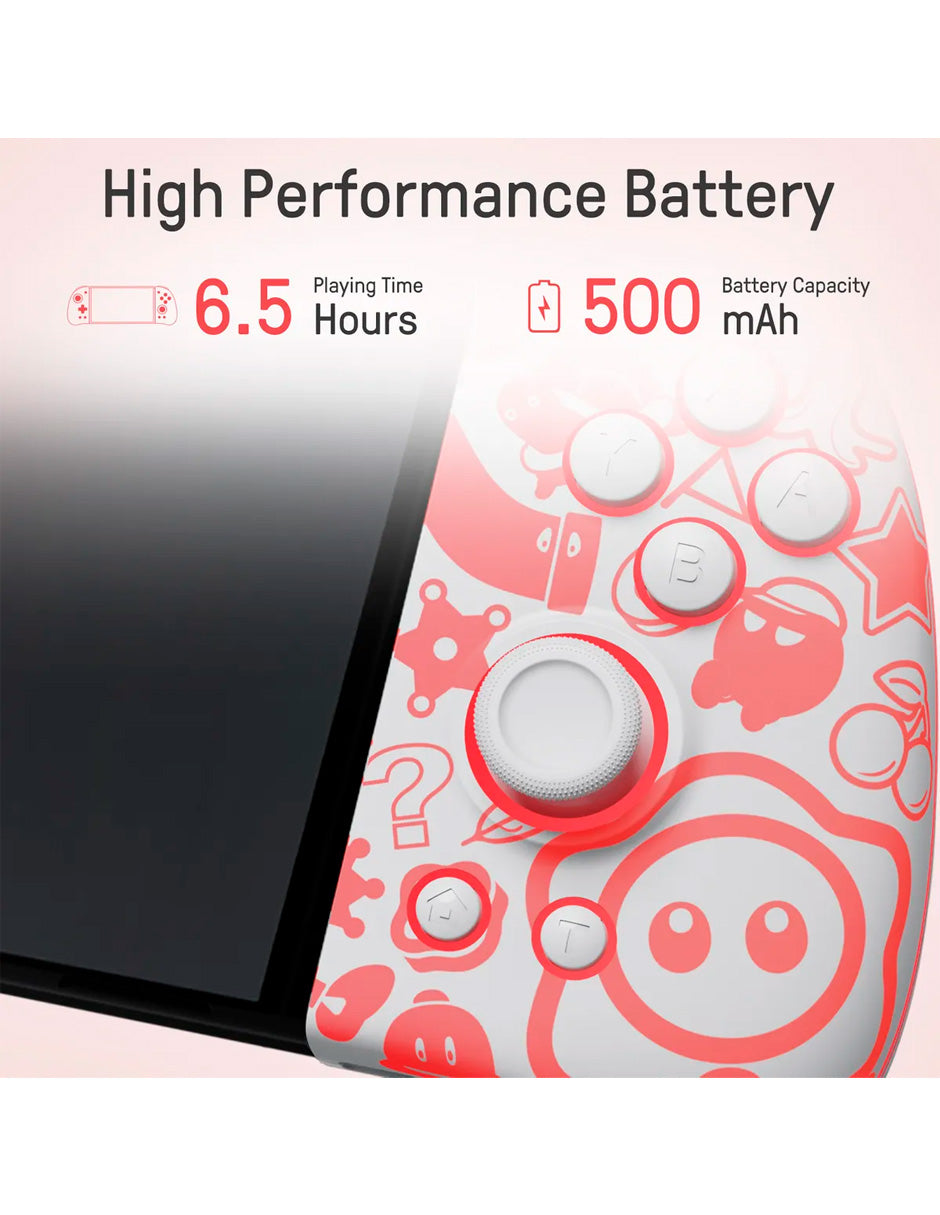 Joypad Pro Compatible con Nintendo Switch – Edición con Luz RGB Naranja