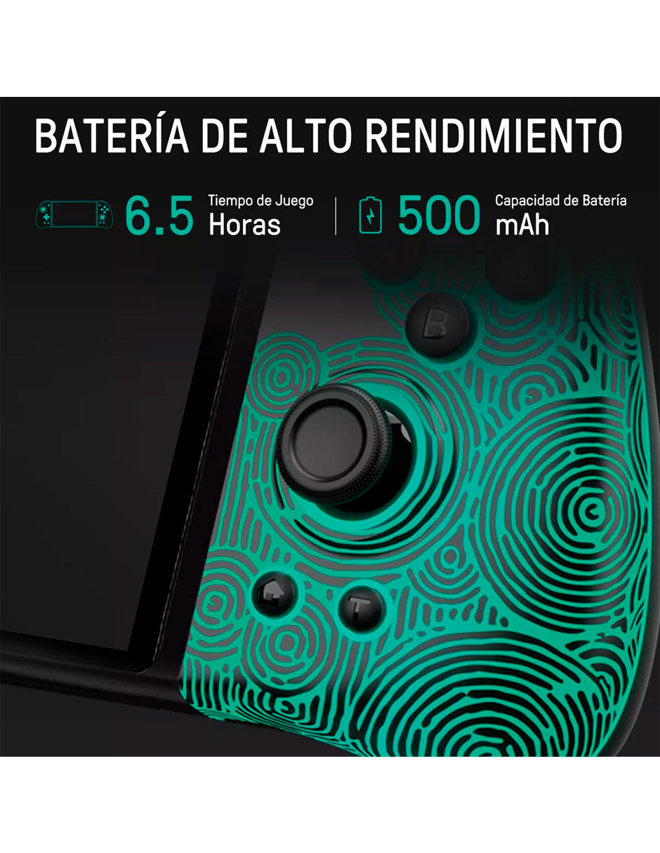 Joypad Pro Compatible con Nintendo Switch – Edición con Luz RGB Verde
