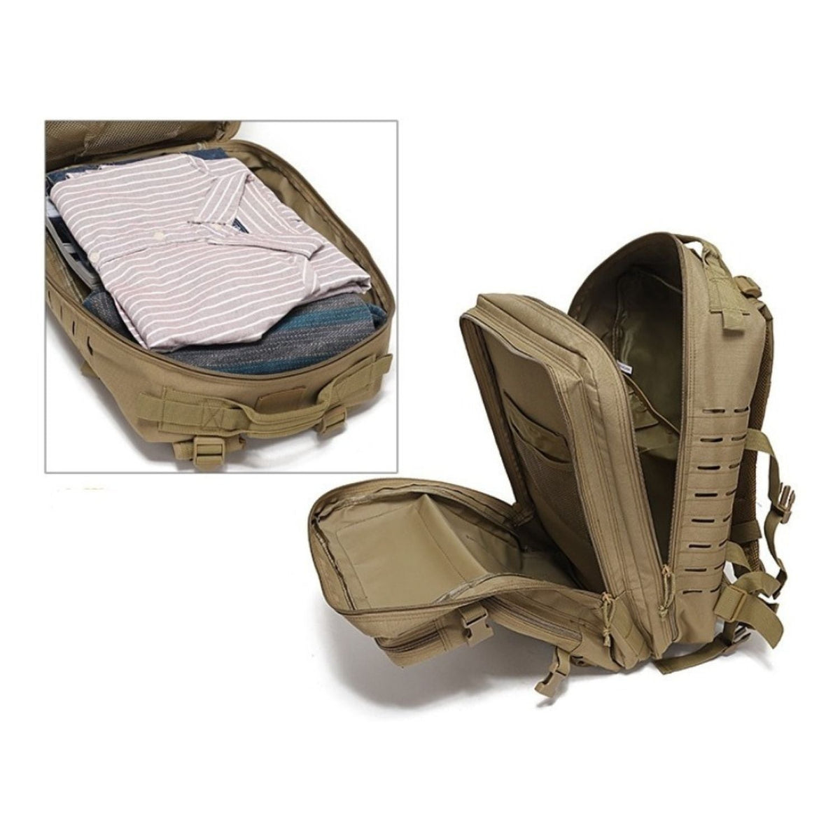Mochila táctica militar de 40 litros para escuela JYB019 - foto 6