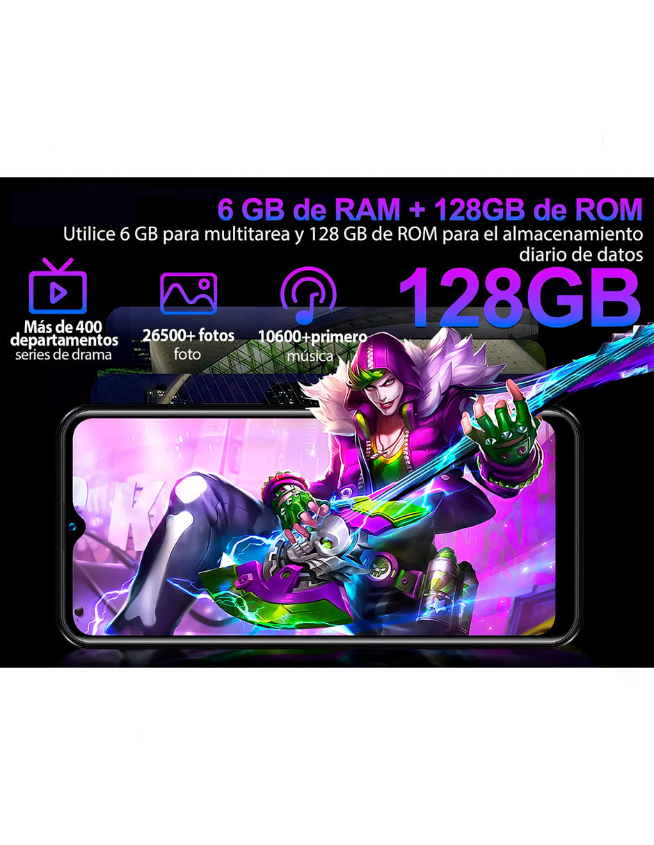 Smartphone K50 Pro Dual 128 GB 6 GB Ram 4800 Mah Negro