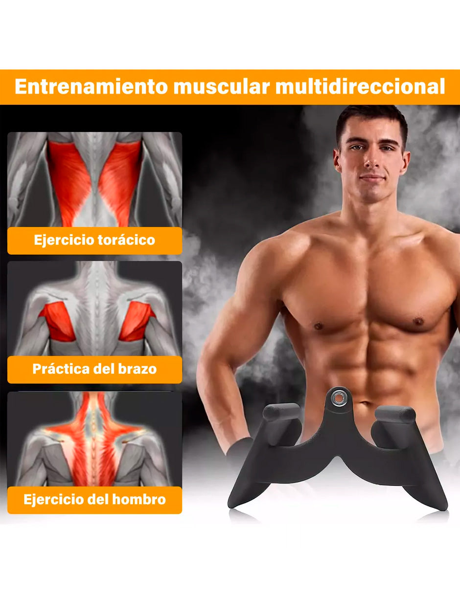 Kit Agarre Jalón Petukita Box para Polea Gym 5 Pcs