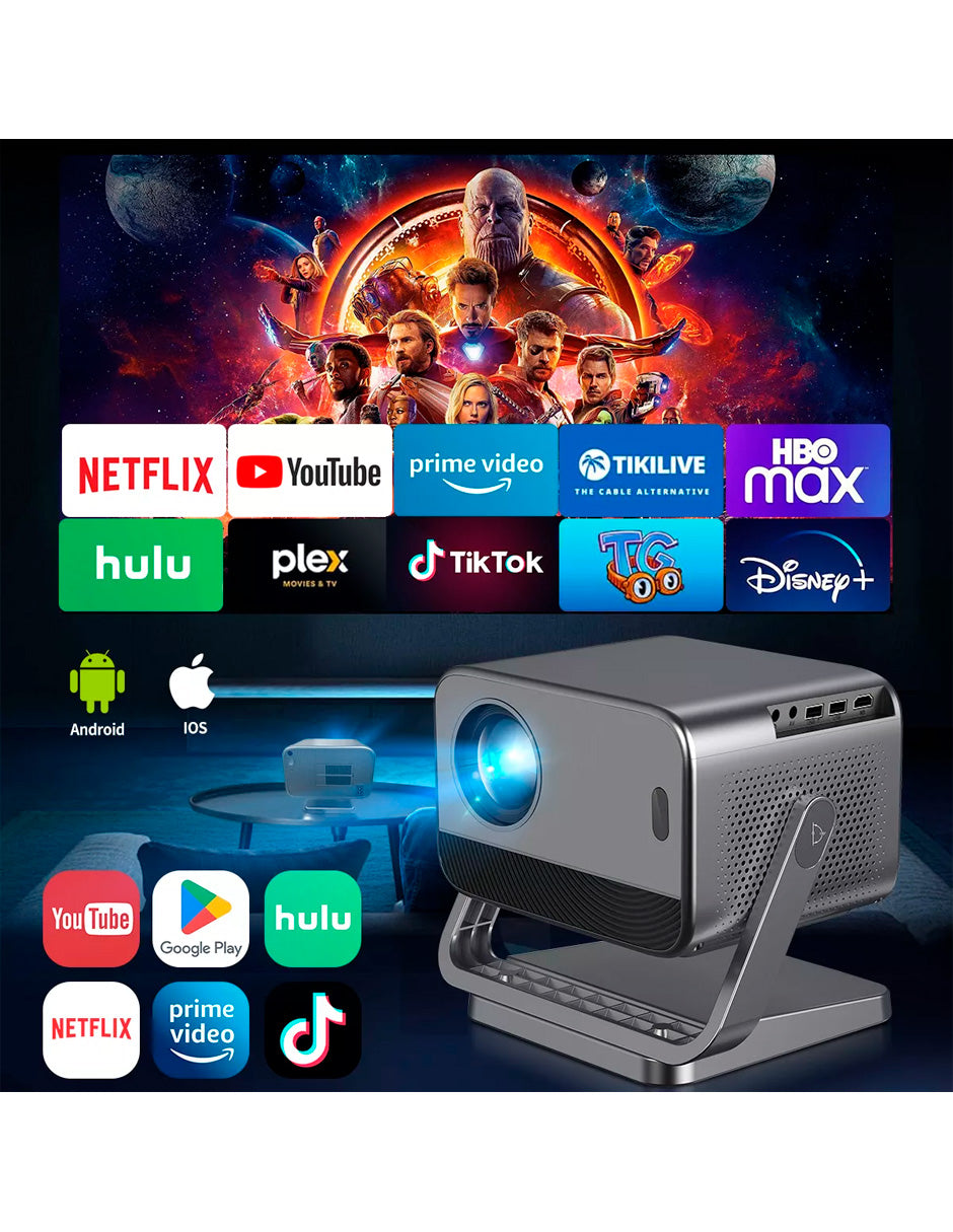 Combo Proyector Portátil L1-NP1 Full Hd con Android/Wifi + Bocina Portátil