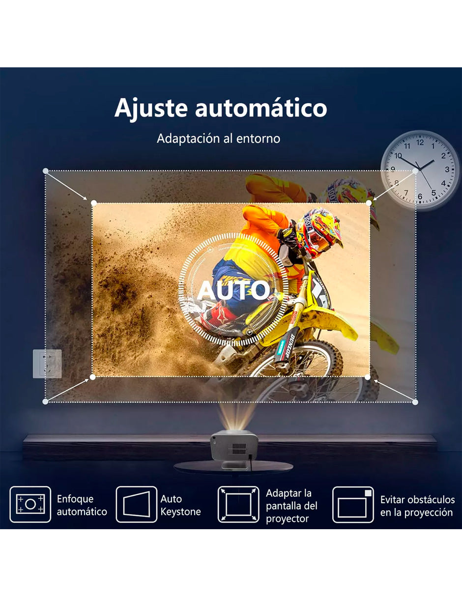 Proyector Portátil L1-NP1 Full Hd con Android/Wifi
