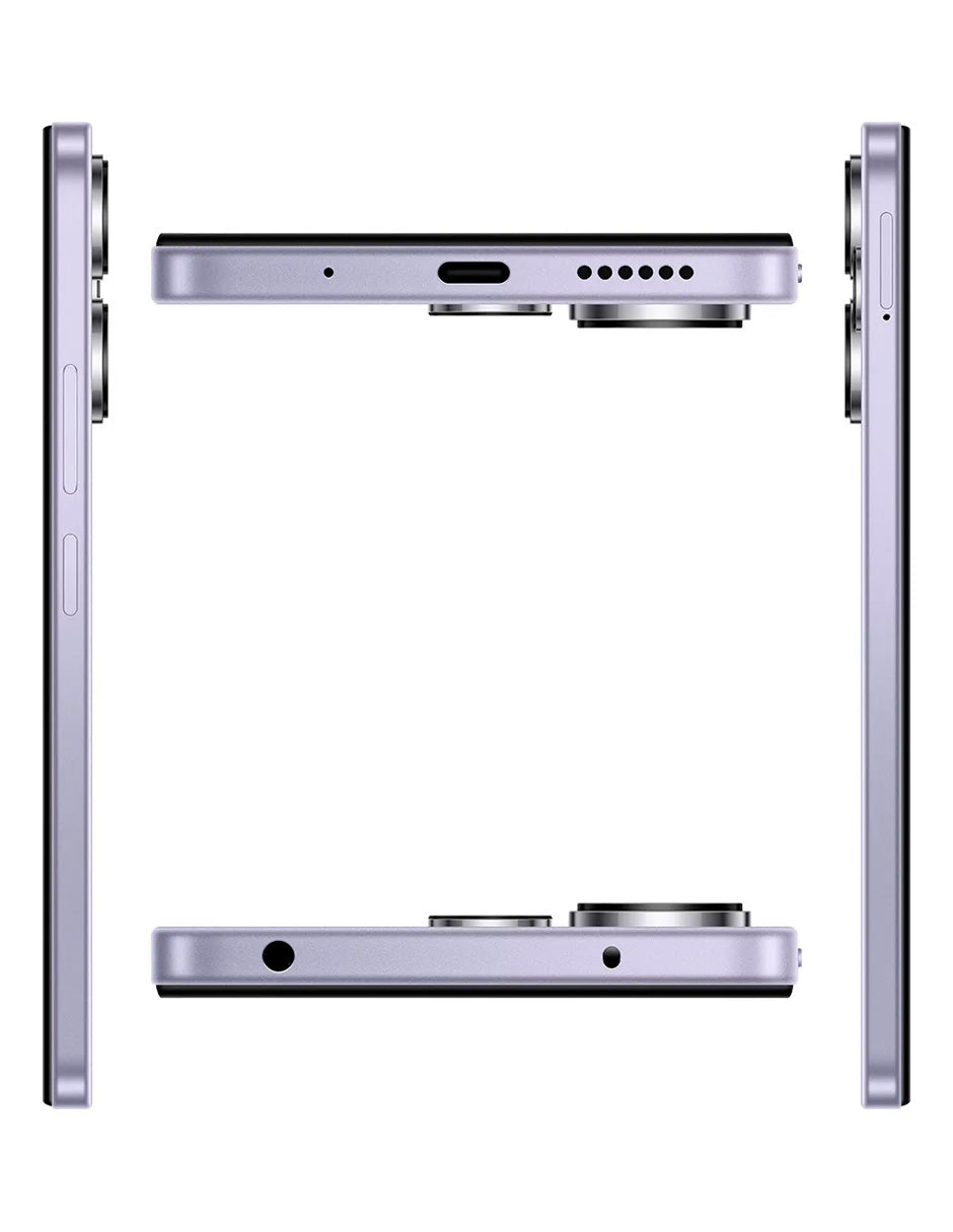 Celular M6 Dual SIM, con 8 GB de RAM y 256 GB de almacenamiento LILA