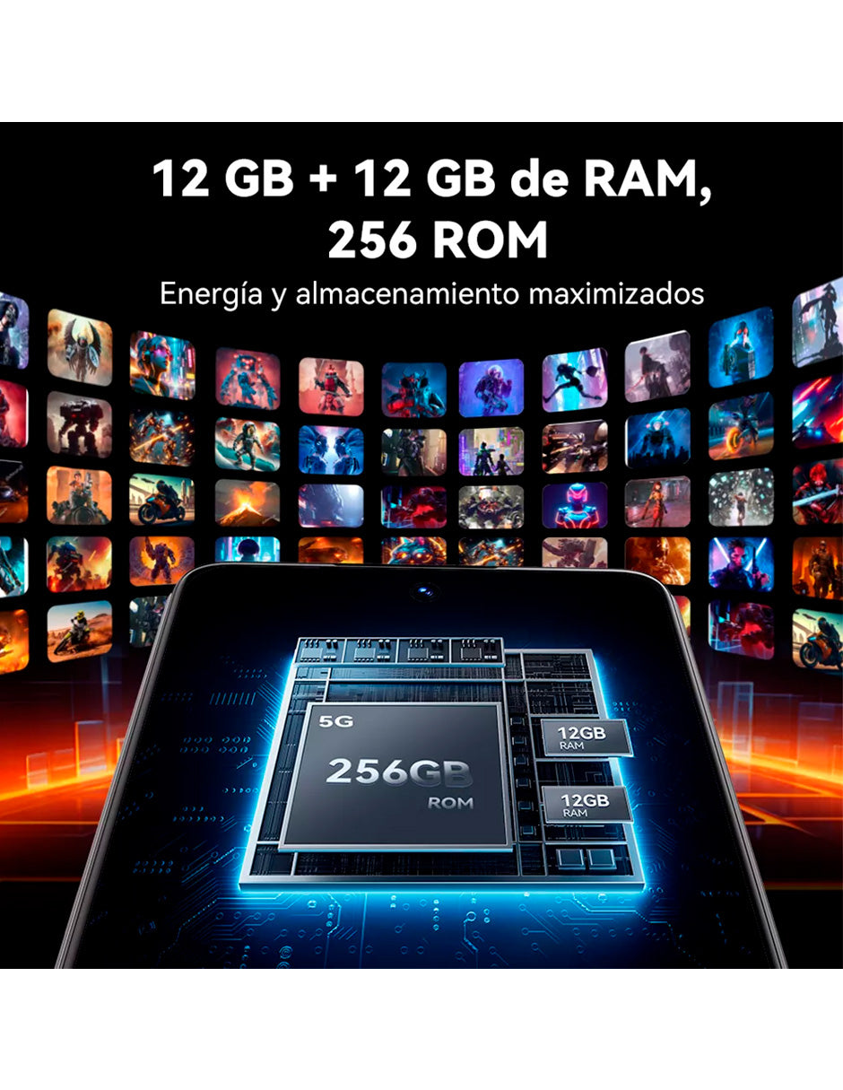 Smart Phone MAX 5 5G Dual SIM 256 GB Negro 12 GB RAM Negro GAMER