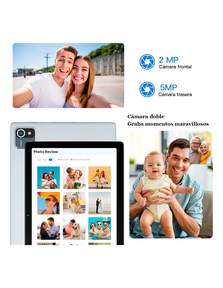 Tablet Mb1001 PLATINO 6gb+64gb Android13 Con Wifi